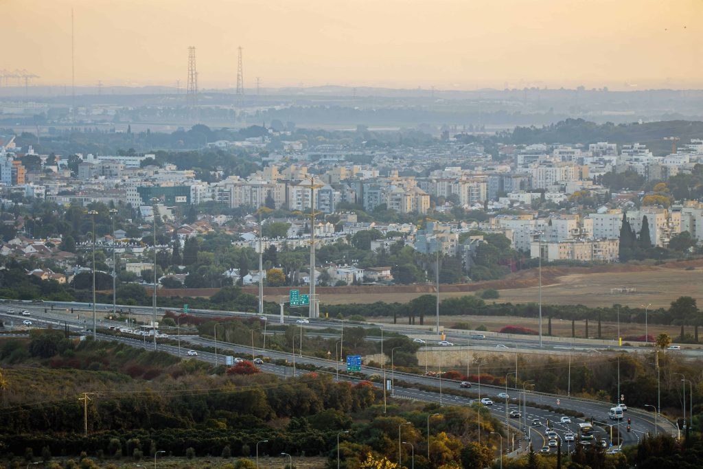 נוף של העיר נס ציונה